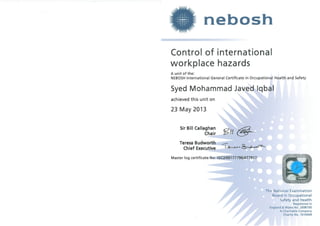 2) NEBOSH IGC-2