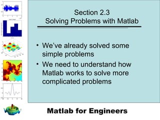 Chapter 2 - Matlab Environment | PPT