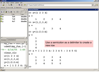 Chapter 2 - Matlab Environment | PPT