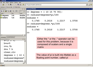 Chapter 2 - Matlab Environment | PPT