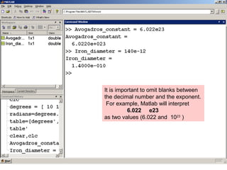 Chapter 2 - Matlab Environment | PPT