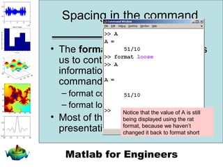Chapter 2 - Matlab Environment | PPT