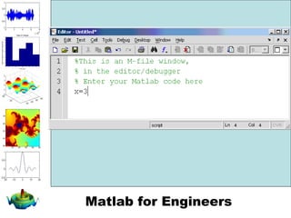 Chapter 2 - Matlab Environment | PPT