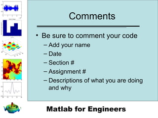 Chapter 2 - Matlab Environment | PPT
