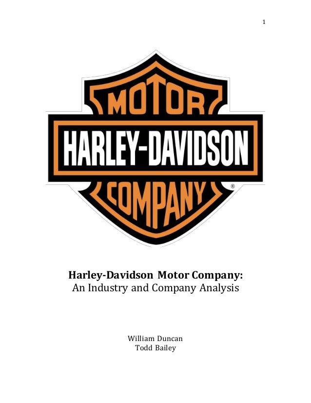  Harley  Davidson  Case Analysis