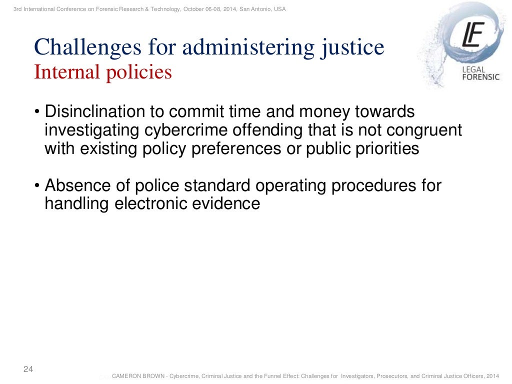 Cybercrime, criminal justice and the funnel effect