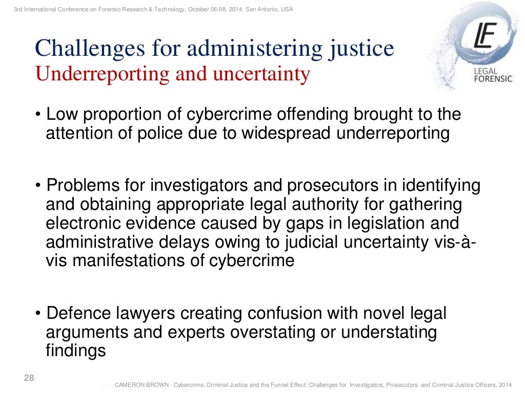 Cybercrime, criminal justice and the funnel effect