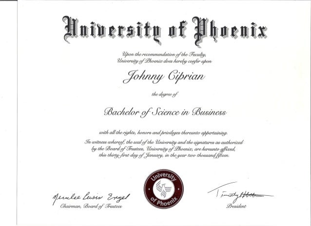 certificate degree