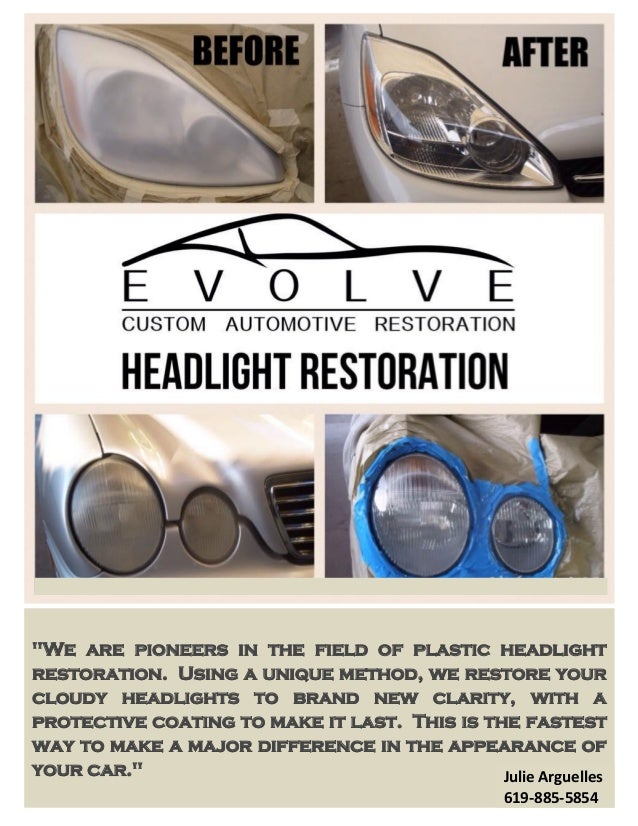 flyer 3 headlight restoration flyers