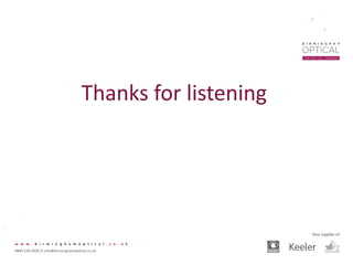 Thanks for listening
 