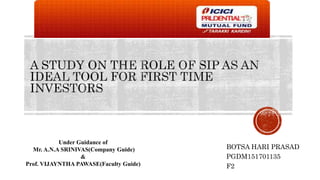 BOTSA HARI PRASAD
PGDM151701135
F2
Under Guidance of
Mr. A.N.A SRINIVAS(Company Guide)
&
Prof. VIJAYNTHA PAWASE(Faculty Guide)
 