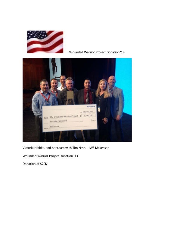 Wounded Warrior Project Donation VH
