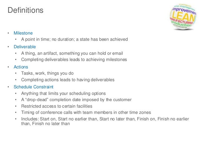 milestones vs deliverables