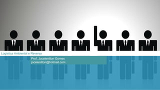 Logística Ambiental e Reversa
Prof. Jocelenilton Gomes
jocelenilton@hotmail.com
 