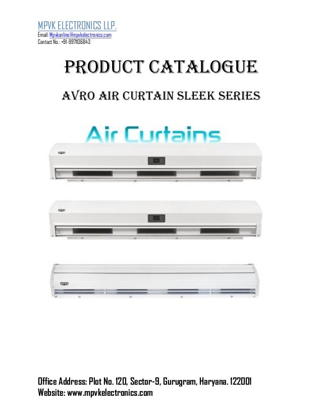 Air Curtain Catalogue Commercial