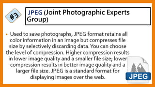 Photoshop File Format Types 9 File Formats That Support Adobe Photoshop | PPTX