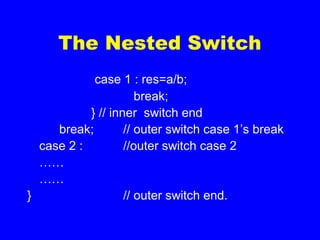 Flow of Control | PPT