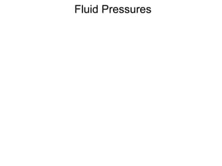 Fluid Pressures
 