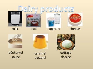 milk curd yoghurt cottage cheese béchamel sauce caramel custard cheese 
