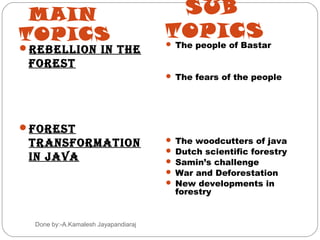 9 forest society and colonialism by kamalesh | PPT