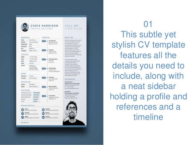stylish cv template