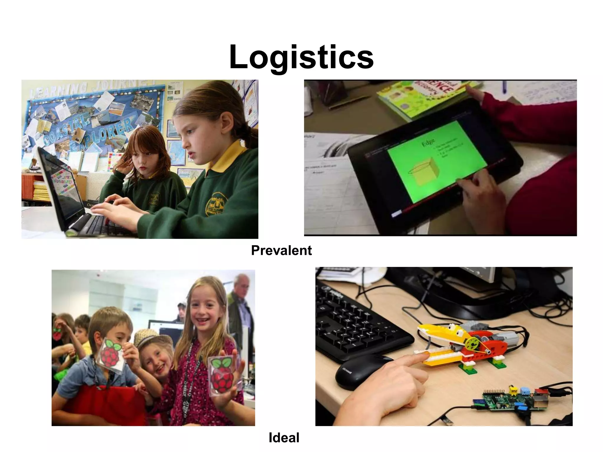 Logistics
Prevalent
Ideal