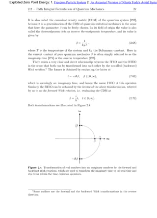 Wick Rotation For Path Integrals Free Energy Methods Involving Quantum Physics, Path Integrals, and ...