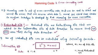 Hamming Code
 