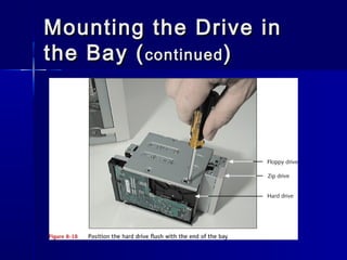 Mounting tthhee DDrriivvee iinn 
tthhee BBaayy ((ccoonnttiinnuueedd)) 
 