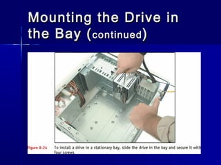 Mounting tthhee DDrriivvee iinn 
tthhee BBaayy ((ccoonnttiinnuueedd)) 
 