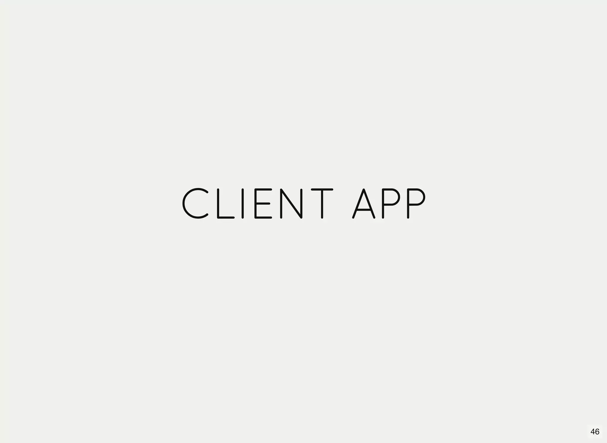 CLIENT APP 46 
