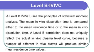 In-vitro and In-vivo- Correlation study (IVOVC) | PDF