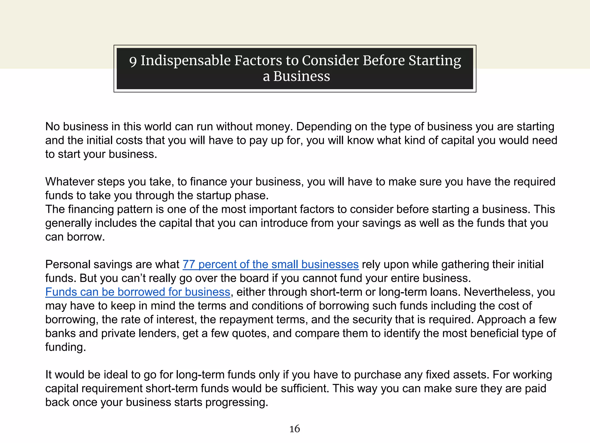 9 Indispensable Factors to Consider Before Starting a Business | PPTX