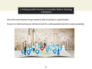 9 Indispensable Factors to Consider Before Starting a Business | PPTX