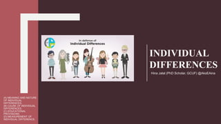 Individual Differences | PPT