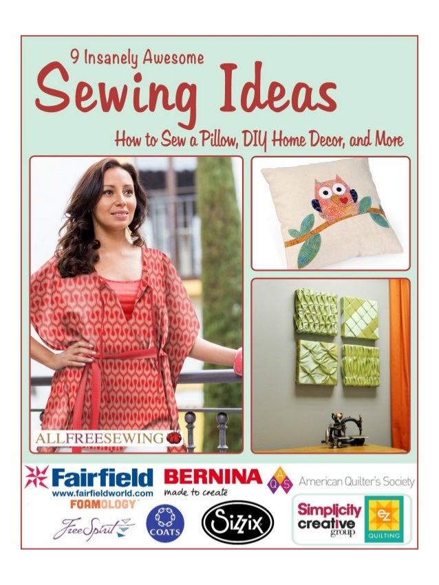Home Decor Sewing Ideas Part - 30: 9 Insanely Awesome Sewing Ideas: How To Sew A Pillow, DIY Home Decor, ...