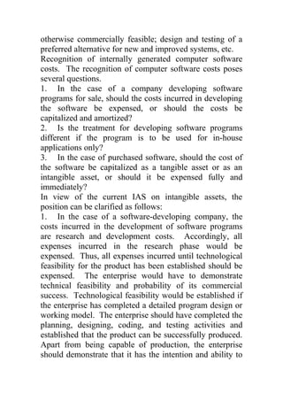 Software Intangible 9 intangible assets | DOC