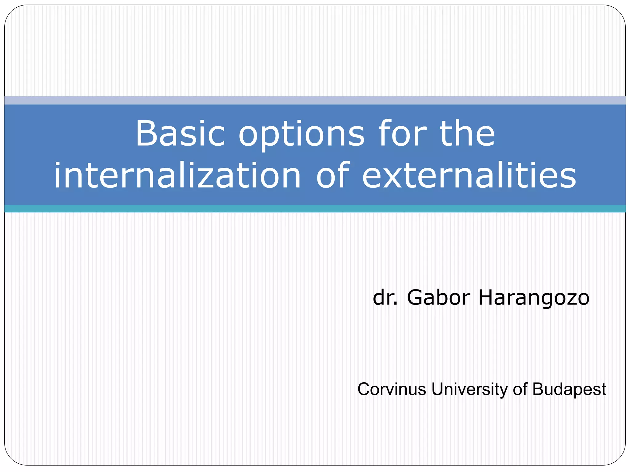 9 internalizing externalities 2 | PDF