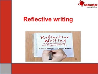 Comprehensive Guide to Reflective Writing and Thinking in Education | PPTX