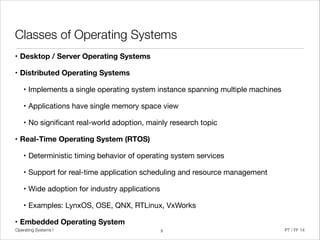 Operating Systems 1 (2/12) - Hardware Basics | PPT
