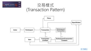 交易樣式
(Transaction Pattern)
參考鏈結
 