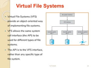 Unit 6 File_Systems in operating systems | PDF