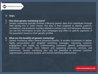 Customer Dna 9 Key insights: the future of marketing with genetic-based consumer ...