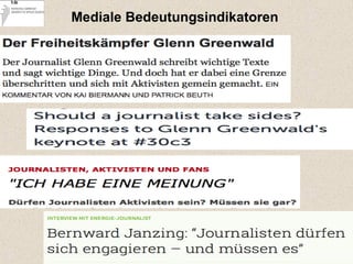 11
Mediale Bedeutungsindikatoren
 