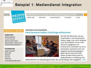 Beispiel 1: Mediendienst Integration
 