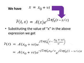 • Substituting the value of “x” in the above
expression we get
We have
 