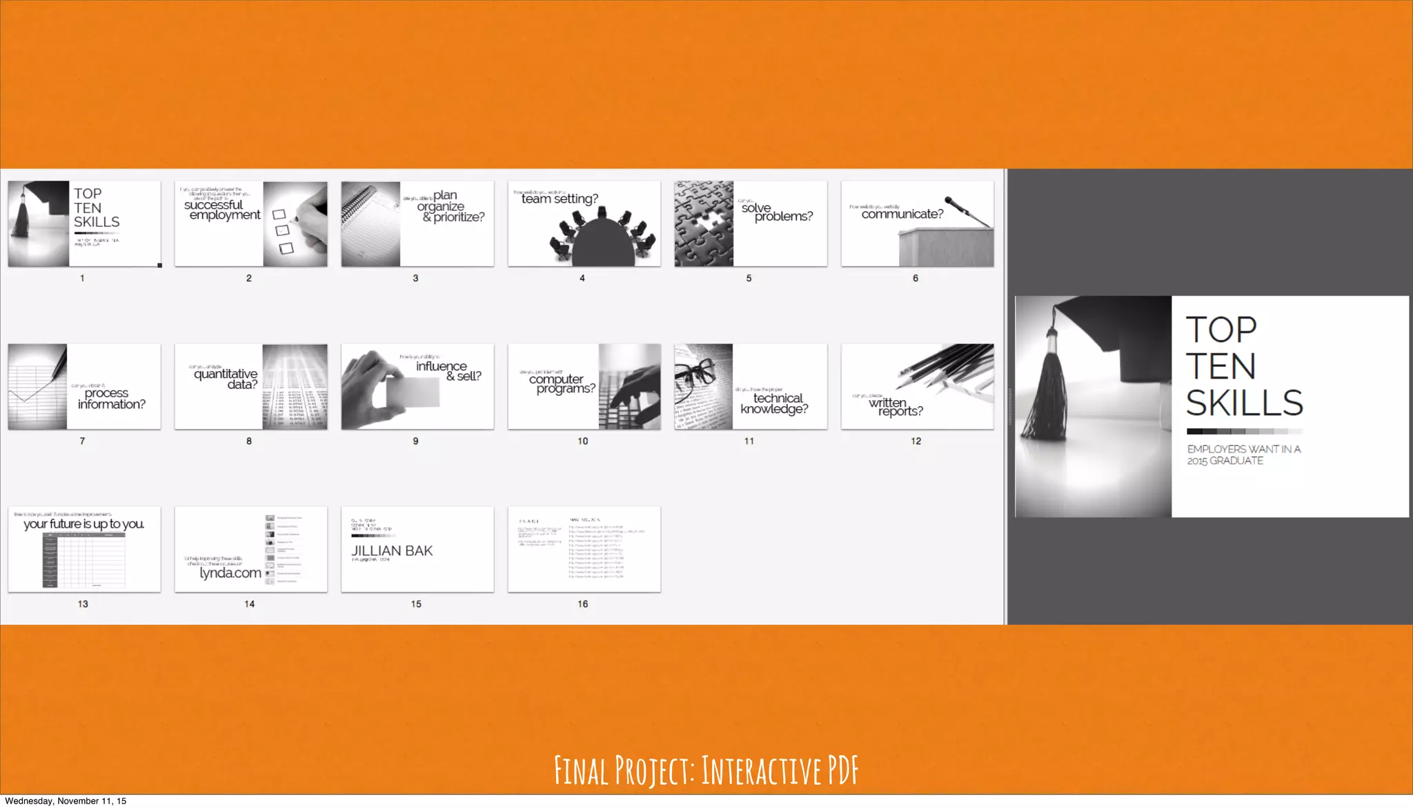 FinalProject:InteractivePDF
Wednesday, November 11, 15
 