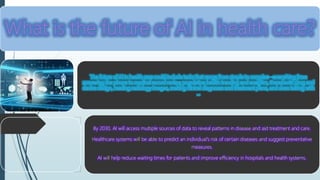 AI in Healthcare ppt | PPSX