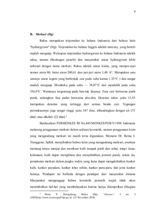 Cara uji merkuri (hg) secara spektrofotometer | DOCX