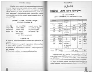Gramática hebraica (gordon chown)